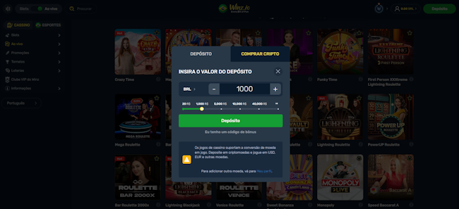 Casino betting online